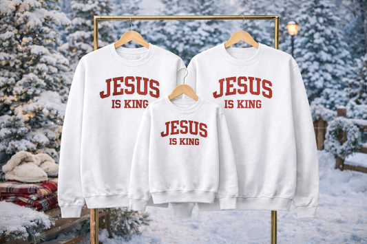 Jesus is King Sweater (Adults & Kids)
