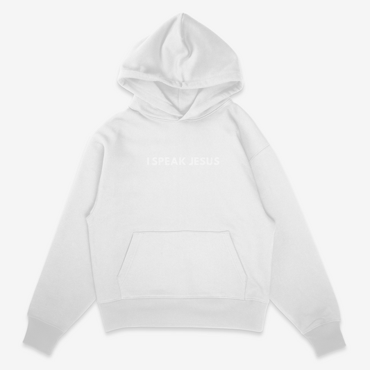 I speak Jesus Puff Print Hoodie