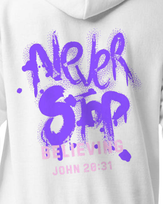 NEVER STOP BELIEVING