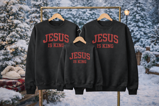 Jesus is King Sweater (Adults & Kids)