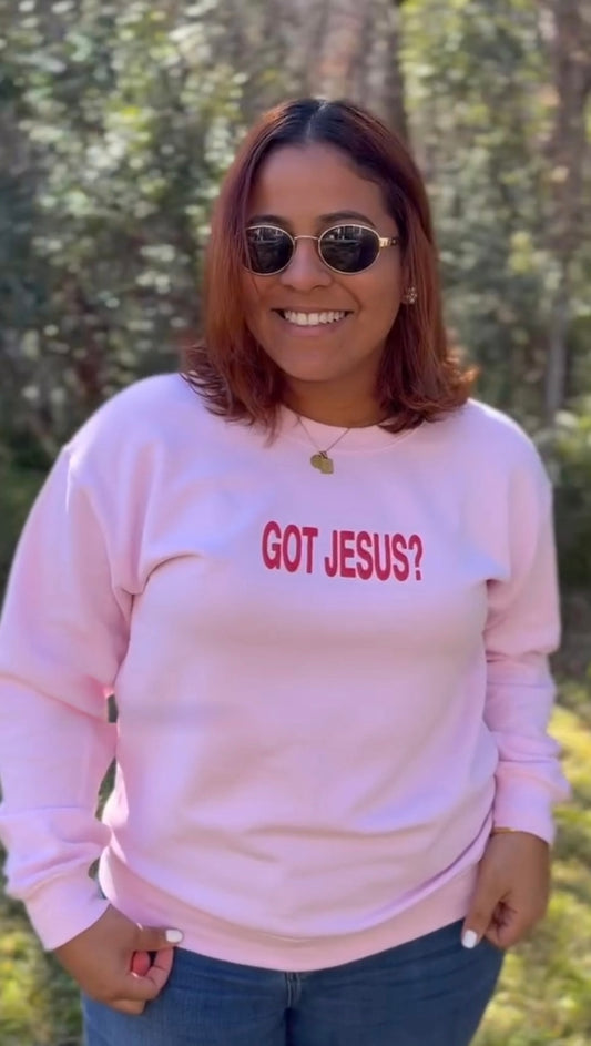 Got Jesus? Puff Print Sweater