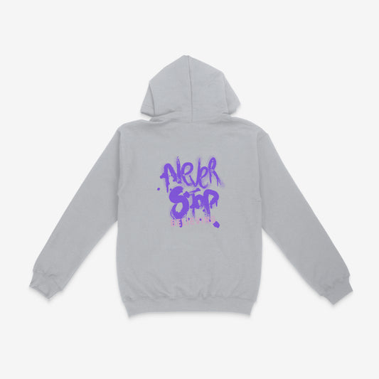 NEVER STOP BELIEVING HOODIE