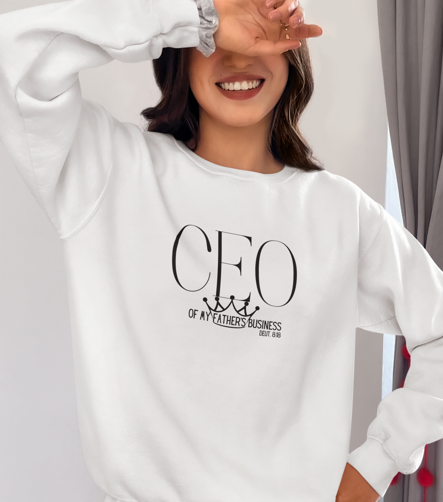 CEO of my Father's Business - Crew Neck Sweater