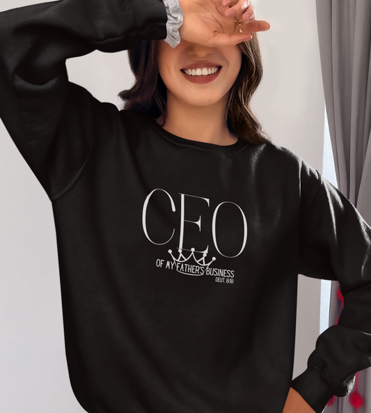 CEO of my Father's Business - Crew Neck Sweater